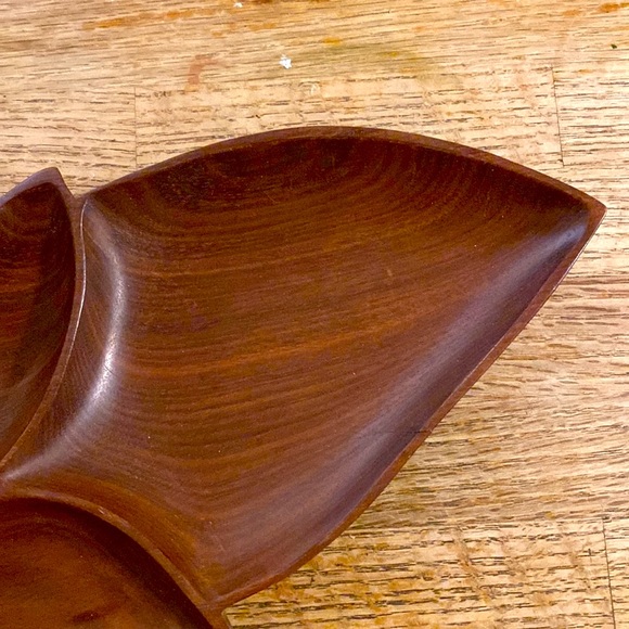 Midcentury leave tray. Beautiful wood. - Picture 5 of 10